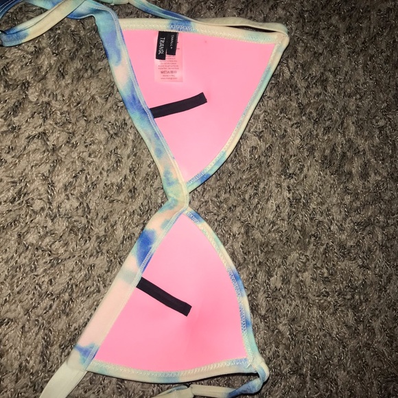 Tie dye size small triangl Bikini top - Picture 2 of 4